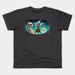 Alien Fairy in a Magic Land Kids T-Shirt